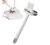 Mini Hair Cleaner, Portable Brush Rake Tool, 2 in 1 Comb Scraper with Quick Clean Function, Hygiene Grooming Accessory, Compact Hair Removal Tool with Ergonomic Handle, Bathroom Use for Personal Care
