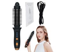 Mini Hair Curler - Thermal Curling Iron Compact Device, Triple Gear Adjustable Temperature Control for Precise Grooming | Perfect Portable Travel Tool for Business Trip Hotel Dormitory Home Styling