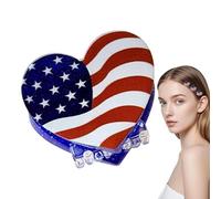 Mini Hair Section Clip - Tiny Grips with Bird Shape, Aesthetic Symbol Pins, Decorative Holiday Boutique Styling Accessories | Memorial Veterans Weekend Parades School Events Sports Spirit Gear