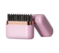 Mini Hair Straightener Brush, Cordless Portable Hair Volumizing Hot Comb, 3-Speed Temperature Control, USB Rechargeable Heated Styling Brush, for Travel & Daily Use