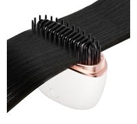 Mini Hair Straightener Comb Portable Rechargeable Cordless Hair | Straightener With Temperature Control 2 Speeds For Short, Long, Curly, Wavy, Salon Styling And Hair