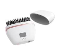 Mini Hair Straightener, Cordless Styling Comb Brush, 3.54x3.5x1.38 Inch Tool with 3 Temperature, Ceramic Heat Styling Device, Straightener Brush with Compact Design, Hair Tool for Travel Home Use