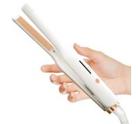 Mini Hair Straightener, Pencil Straightener for Short Hair, Small Flat Iron Straighteners for Women and Man Travel, Adjustable Temperature