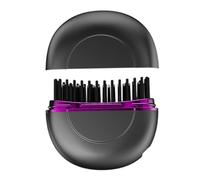 Mini Hair Straightener | Wireless Electric Heating Comb Anti-Burning - Mini Portable Electric Hair Straightener USB Rechargeable 3 Modes | For Girls Wife Sister Girlfriend Mom Travel Business Travel