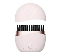 Mini Hair Straightening Brush, Rechargeable Cordless Curling Iron - Temperature Control 3 Speeds Travel Hair Straightener for Travel Home Salon Short Long Curly Wavy Hair