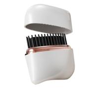 Mini Hair Straightening Brush | Rechargeable Hair Styling Tool Quick Heating Hot Comb for Hairdressing - for Home, Indoor and Outdoor, Travel, Holiday