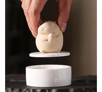 Mini Hamster Small Urn, Cute Urns for Pet Ashes, Handmade Ceramic Souvenir Hamster Urn, Memorial Ashes(A)