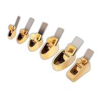 Mini Hand Brass Violin Making Thumb Plane Woodworking Luthier Tool Cutter Curved Flat Violin accessories kit(6PCS SET)