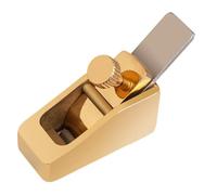 Mini Hand Brass Violin Making Thumb Plane Woodworking Luthier Tool Cutter Curved Flat Violin accessories kit(Size 6)