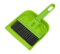 Mini Hand Broom Green Dustpan Set for Desktop Cleaning