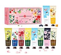 Mini Hand Cream Set 10 x 30g,Hand Cream Gift Set for Women with Scented Moisturising Hand Creams,Hand Care Set for Daily Use,Small Gifts for Women Mum Friend Colleague,Christmas Birthday Gift Ideas