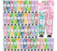 Mini Hand Cream Set, 80 x 20ml, Hand Cream for Very Dry Hands, Vegan Friendly and Cruelty Free, Perfect presents for Women, Gifts for Her, Christmas Gifts for Colleague