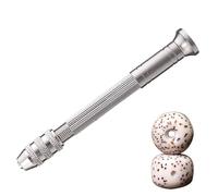 Mini Hand Drill - Precision Pin Vise, Lightweight Hobby Chuck | Multipurpose Craft Carving Equipment Set, Fine Detail micros Drill with Bits for Woodworking Resin Jewelry Model Making