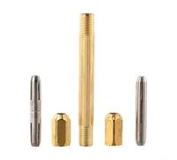 Mini Hand Drill Set with 10pcs High-Speed Steel Drill Bits for Jewelry Making DIY, 0.5-3.2mm Pin Vise Tool for Wood Plastic A(A)