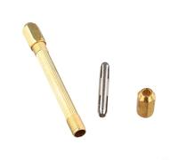 Mini Hand Drill Set with 10pcs High Speed Steel Drill Bits for Wood Plastic Amber Engraving Jewelry Making DIY Craft Tools(C)