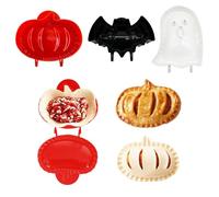 Mini Hand Pie Mold Set, 3pcs Dough Press Pocket Molds, Easy One Press Christmas Thanksgiving Halloween Pumpkin Maker for Baking Sweet Or Savory Pies (Style 2)
