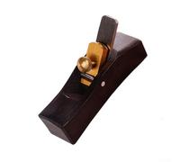 Mini Hand Plane for Woodworking - Hard Ebony Wood Body with Fine-Polished Steel Blade, Compact 8 x 2 x 2.2 cm Design for Beginners & Professionals,(Bottomed)