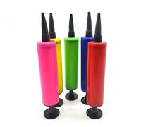 Mini Hand Push Balloon Pump, Lightweight Plastic Air Inflator, 17cm, for Party Balloons and Swimming Arms