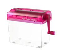 Mini Hand Shredder Portable Manual Shredder Documents Paper Cutting Tool for Home Office Desktop Desktop Stationery, Office Hand Paper Cutter for Paper, Notes, Bills, Portrait, Photos