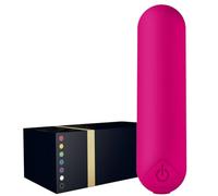 Mini Handheld Electric Back Massager Waterproof Quite Massager, Portable Massager for Back Neck Shoulder Body,Rose Red