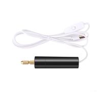Mini Handheld Electric Drill, Portable USB Electric Drill Set Compact Rotary Driver Kit for Crafts Jewelry Making Woodworking DIY Projects(A)