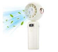Mini Handheld Fan, Portable Cooling Fan, Rechargeable Hand Fan, Easy To Carry Anywhere, Quiet Motor Ope-ration, 1 Piece, Suitable For Desk Or Stroller Use