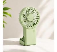 Mini Handheld Fan Portable USB-C Rechargeable, 3 Speed Powerful Personal Fan, Low Noise 5W Foldable Desk Fan with Neckband & Hanging Design, Lightweight Travel Fan for Office Home Outdoor