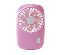 Mini Handheld Fan, Powerful Small Personal Portable Fan 2 Speeds Adjustable USB Rechargeable Fan for Kids Girls Woman Man Home Office Outdoor Travel(Pink)