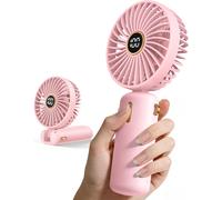 Mini Handheld Fan USB Rechargeable Foldable Pocket Cooling Travel Friendly Fan