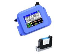 Mini Handheld Inkjet Printer, Portable Coder with 2.4 inch LED Touch Screen for DIY Printing, QR Code, Barcode, Date and More