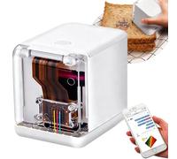 Mini Handheld Printer, Mobile Portable Color Tattoo Logo Ink-jet DIY Printer, Wireless USB IOS Android, Compact Portable Printer for Tattoo, Customized Text black