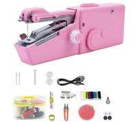 Mini Handheld Sewing Machine, Cordless Portable Electric Sewing, Multi-purpose Electric Easy Sewings Machine, Easy to Use, Sew Supplies Gifts, DIY Sews Clothes, For Beginners & Professionals (Pink)