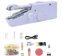 Mini Handheld Sewing Machine, Cordless Portable Electric Sewing, Multi-purpose Electric Easy Sewings Machine, Easy to Use, Sew Supplies Gifts, DIY Sews Clothes, For Beginners & Professionals (White)
