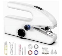 Mini Handheld Sewing-Machine Portable Electric for Beginners, Manual Small Hand Held Sewing Machine Automatic,Fast Stitch for Fabrics & Clothes, Diy, Compact & Lightweight
