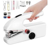 Mini Handheld Sewing Machine, Small Portable Electric Sewing Machines for Beginners, Quick Hand Stitching Machine for Fabrics & DIY Clothes Home and Travel, Compact & Lightweight, Easy to Use