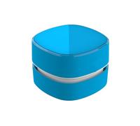 Mini Handheld Vacuum Cleaner | Portable Wireless Compact Desktop Vacuum Rechargeable for Quick Cleanups, Easy Cleaning the Keyboard Dust, Crumbs, and Paper Shavings (Blue)
