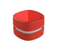 Mini Handheld Vacuum Cleaner | Portable Wireless Compact Desktop Vacuum Rechargeable for Quick Cleanups, Easy Cleaning the Keyboard Dust, Crumbs, and Paper Shavings (Red)