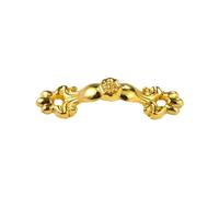 Mini Handle Drawer Cupboard Decorated with Zinc Alloy Bronze Jewelry Box(Gold)