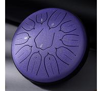 Mini Handpan Drum with Sticks and Finger Cots, Produces Ethereal Sounds for Meditation and Music Education