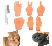 Mini Hands for Cats, Mini Crossed Hands for Cats, Tiny Hands for Cats Crossed, Tiny Folded Hands for Cat Paws, Mini Human Hands for Cats (1Set-Mixed Pack)