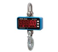 mini hanging scale, Digital Crane Scale 1000kg/2200lbs Heavy Duty Hanging With Remote Control LED Display Thicken Case(Blue,500KG/200G)