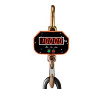 mini hanging scale, Industrial Crane Scale 3T Digital Hanging Electronic High Precision Heavy Duty With Hook Remote Control LED Display Thicken Case(10T/2KG)