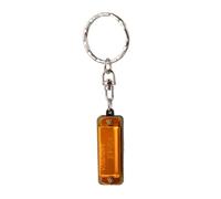 Mini Harmonicas with Keychains, 4 Holes and 8 Tones Funtime Gifts Mini Harmonica Stainless Steel Mini Harmonica for Kids Adults Beginners and Performers (Gold)
