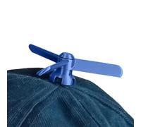 Mini Hat Propeller - Funny Detachable Clamp, Dynamic Rotation Attachment, Cap Decoration, Cycling Accessory, Social Event Gear, Colorful Whimsical Party Prop, Universal Fit Clip On