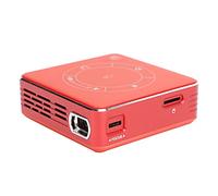 Mini HD Smart Projector, Multifunctional Home Mini WiFi Projector, Portable Cinema Center HD 4K LED Light Home On-Screen Video Projector Support/TF Card/USB (UK Plug)