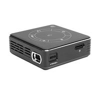 Mini HD Smart Projector, Multifunctional Home Mini WiFi Projector, Portable Cinema Center HD 4K LED Light Home On-Screen Video Projector Support/TF Card/USB (UK Plug)
