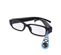 Mini HD Spy Camera Glasses with Voice Recorder Portable Discreet Video Recorder Glasses,Hidden Camera Glasses Loop Recording, Ideal for Meetings, Lectures, Notes, and Personal Moments,Unisex (128GB)