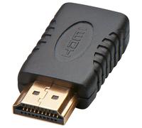 MINI HDMI TO HDMI ADAPTER. BLACK; 41208 (LINDY) Qty X 1