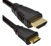 kenable Mini HDMI Type C Male Plug to HDMI Male Cable Lead GOLD 10m