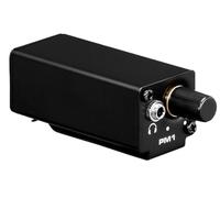 Mini Headphone Amplifier - PM1 In-Ear - Professional Monitoring Headphone Amplifier - With Volume Control And Locking XLR Input Connector - For Various Digital Devices